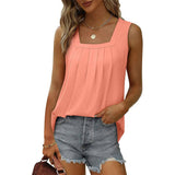 Ruched High-Low Tank