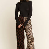 Split Decision Checkered Pants