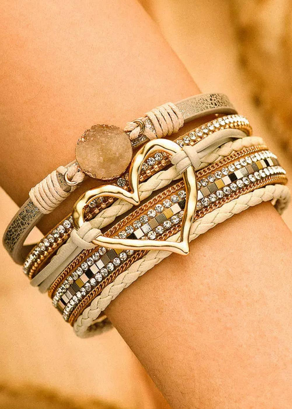 Heart Buckle Bracelet