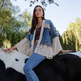 Western Boho Lace Kimono