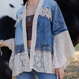 Western Boho Lace Kimono