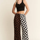Split Decision Checkered Pants