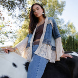 Western Boho Lace Kimono