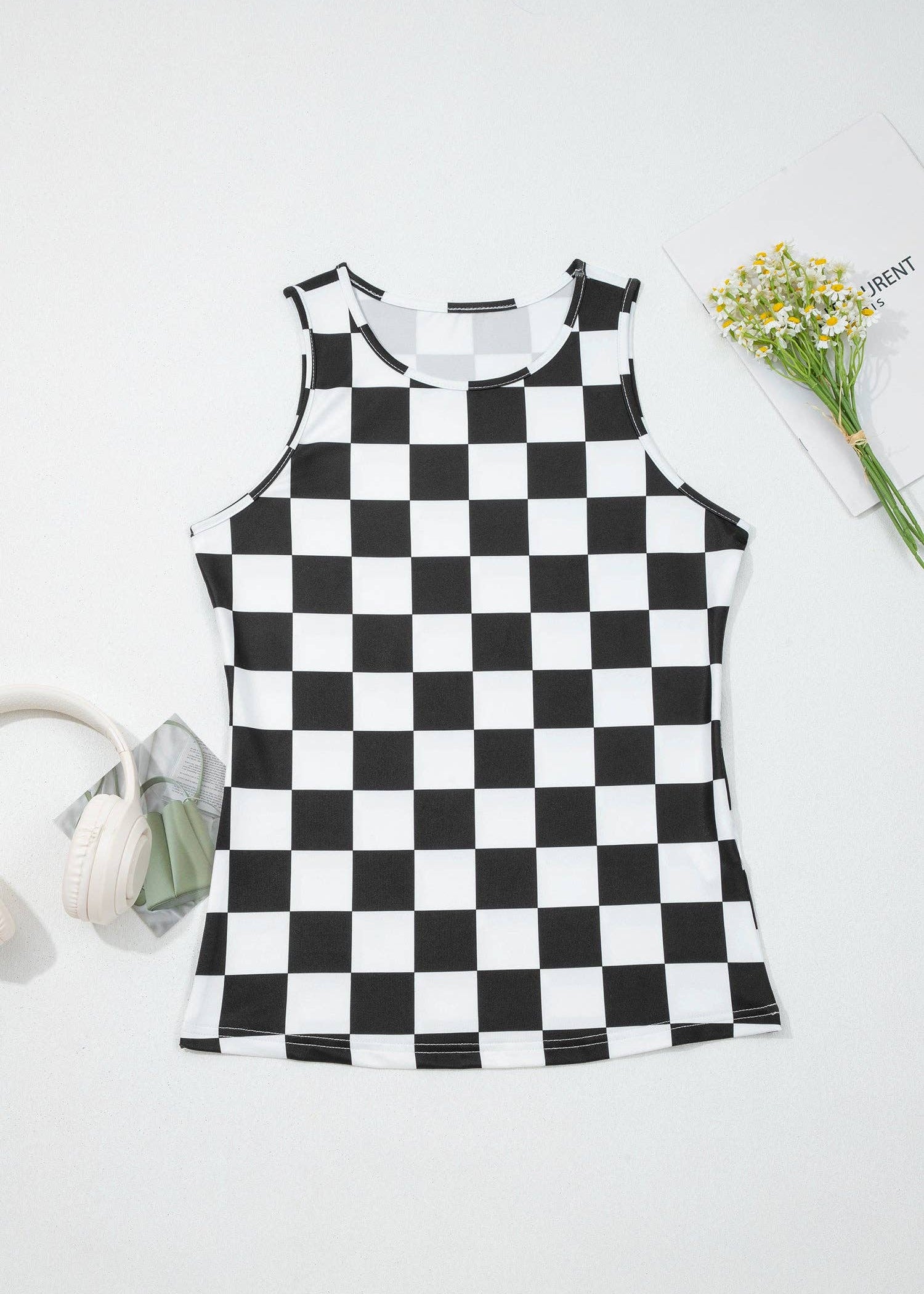 Checkered Tank Top