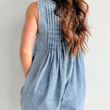 Blue Denim Romper
