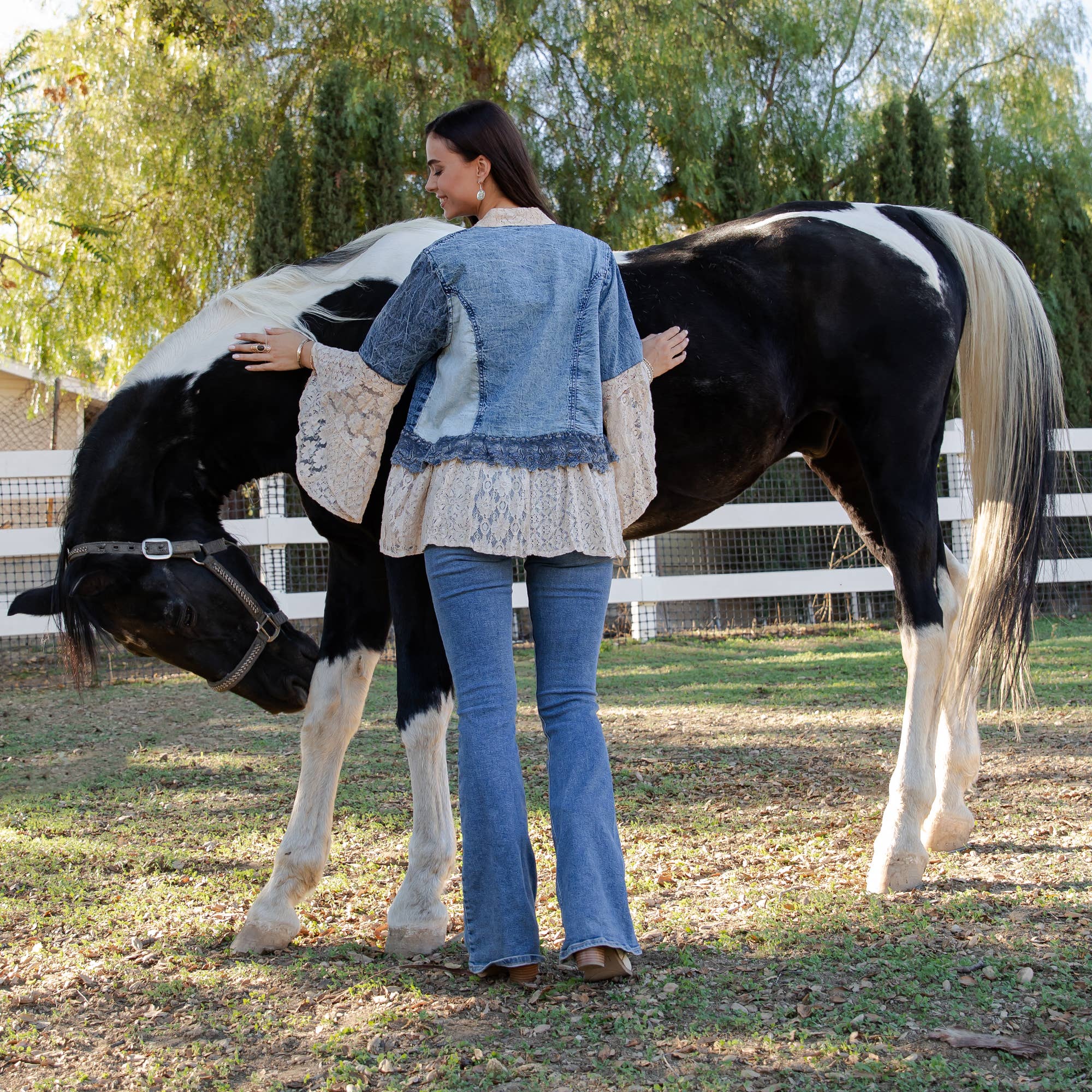 Western Boho Lace Kimono