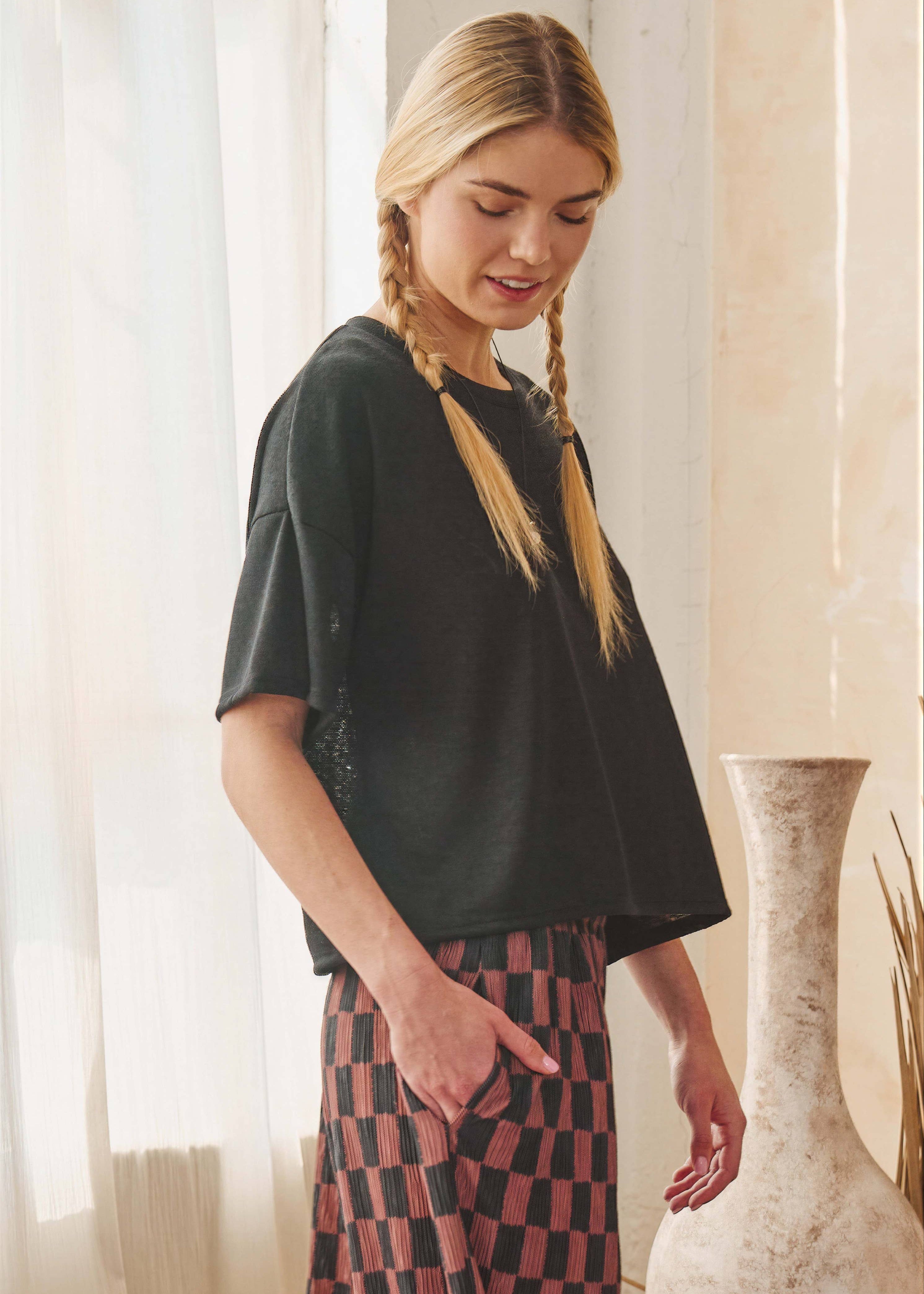 Barely There Cropped Tee