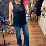 Fringe & Flow Knit Tank