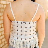 Aztec Fringe Top