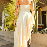 Strapless Ruffle Dress