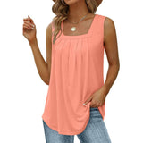 Ruched High-Low Tank