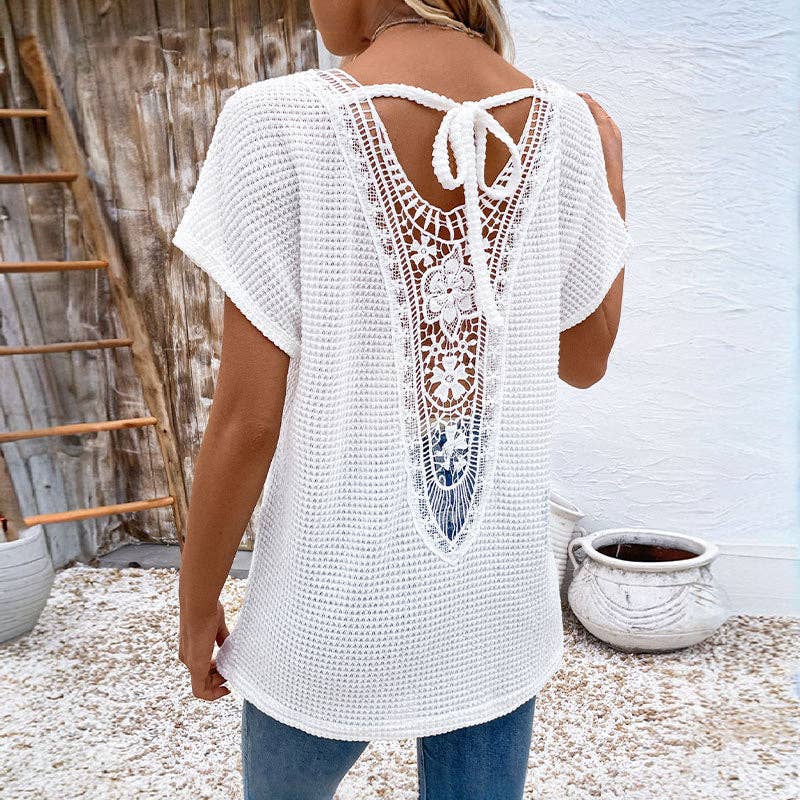 Floral Back Top