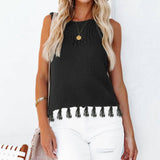 Fringe & Flow Knit Tank