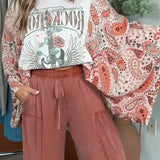 Rock and Roll Kimono Sleeve Tee