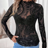 Smoke Show Mesh Top
