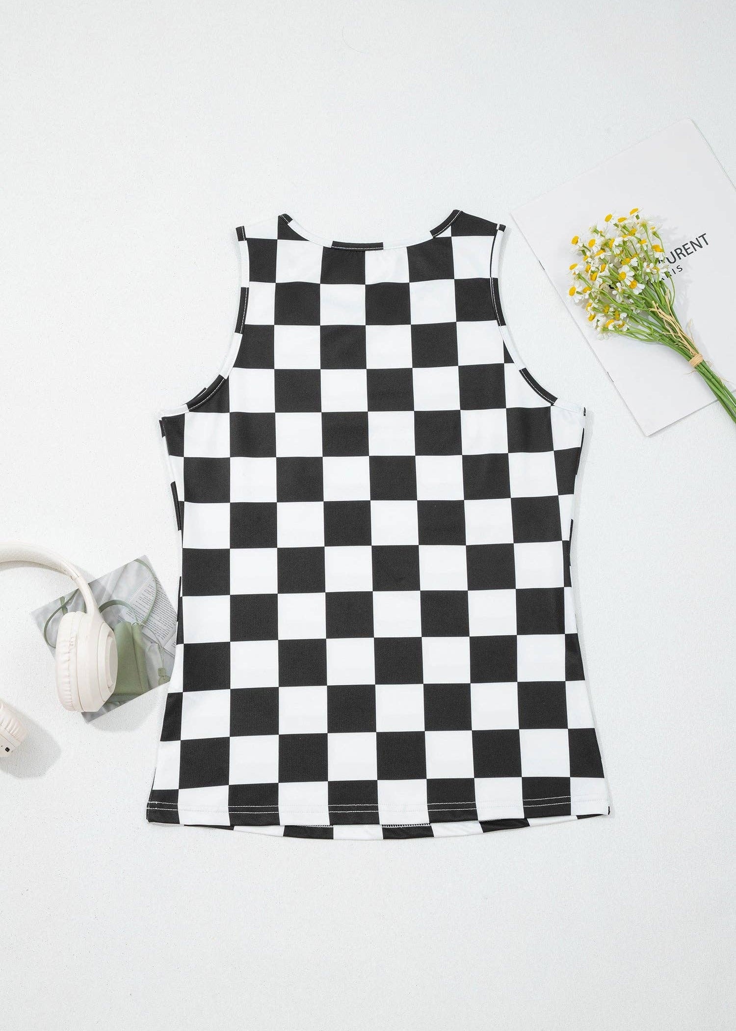 Checkered Tank Top