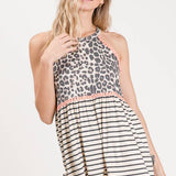 Animal Print Halter Tank