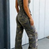 Camo Tank/Drawstring Pant Set